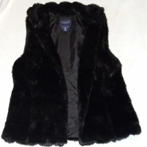 Chaps Faux Fur Vest